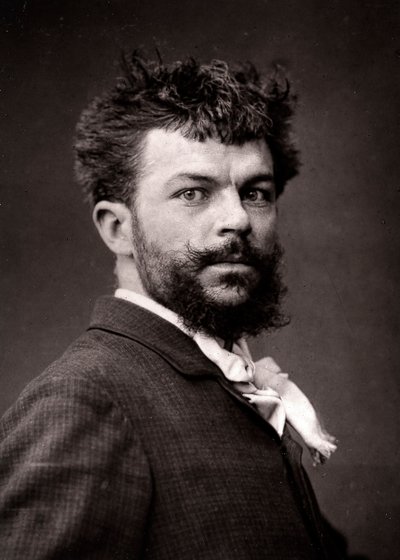 Kunstneren Georges Haquette portrætteret i anledning af Salonen i Paris i 1883 af Unknown