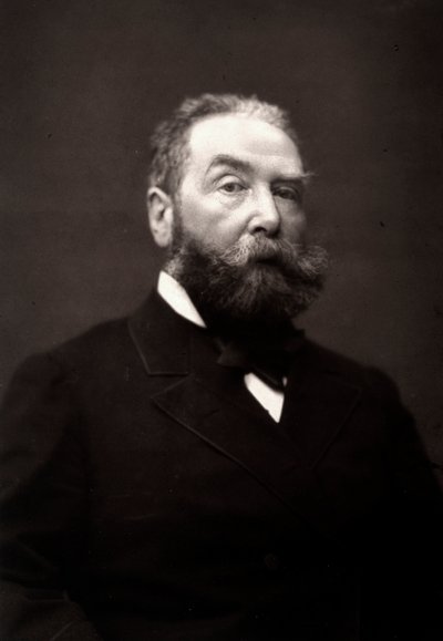 Kunstneren Henri-Julien Dumont fotograferet i anledning af Paris-salonen i 1881 af Unknown