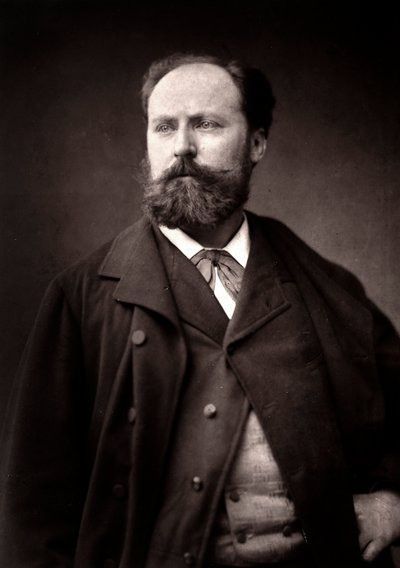 Kunstneren Henri-Paul Motto fotograferet i anledning af Paris-salonen i 1881 af Unknown