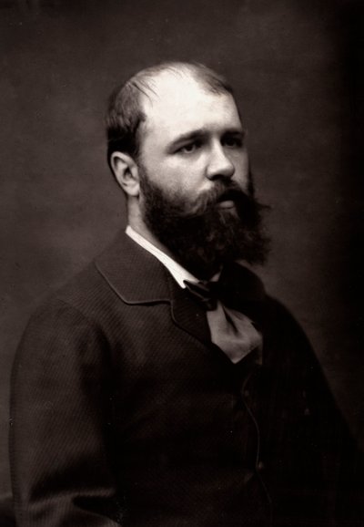 Kunstneren Jean-Jacques Scherrer fotograferet i forbindelse med Paris-salonen i 1881 af Unknown