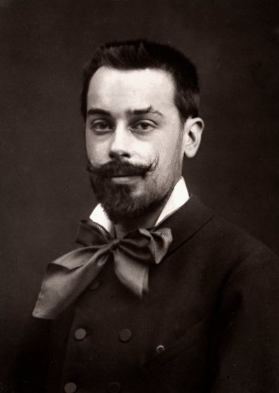 Kunstneren Jean Geoffroy portrætteret i anledning af Salonen i Paris i 1883 af Unknown