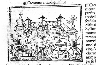 Byen Cremona efter Jacopo Foresti af Unknown artist