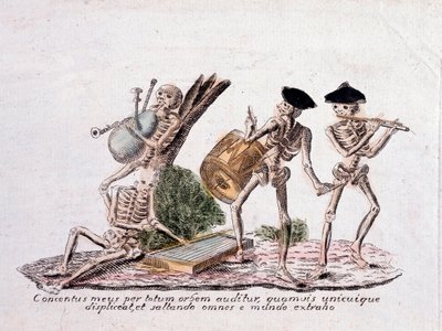 Dødedansen (print) af Unknown artist