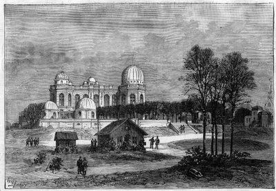 Udvidelsen af Paris Observatory i 1883 af Unknown artist