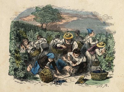 Høsten. 1800-tals illustration. Bianchetti samling af Unknown artist