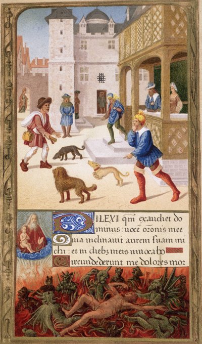 Pesten, Frankrig 1500-tallet af Unknown artist