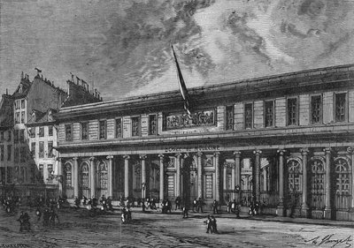 Medicinskolen i Paris oprettet i 1768 af arkitekten Gouin. I” Album de la Science”, Éditions Jouvet af Unknown artist