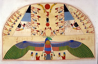 Chnuphis ånd - i "" Monumenter af Egypten og Øvre Nubien"" af Ippolito Rosellini (Rossellini). af Unknown artist
