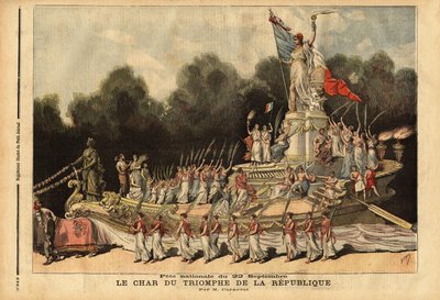 Republikkens triumftank af Unknown artist