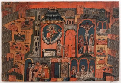 Ugen med fornyelse. Mindebillede af Jerusalem-pilgrimmene af Unknown artist