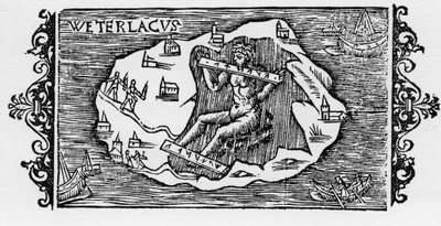 Heksekæden - i "History of the Northern Nations" af Olaus Magnus, Rom 1555 af Unknown artist