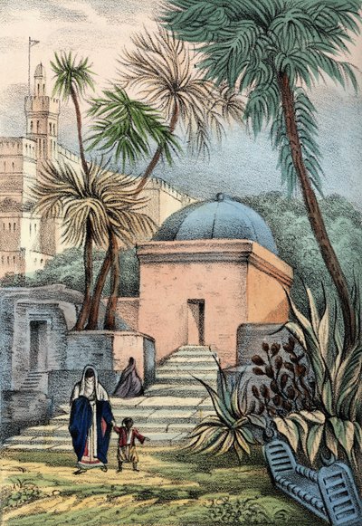 Grave af de mauriske indbyggere i Algier på en kirkegård i Bab-el-Oued af Unknown artist