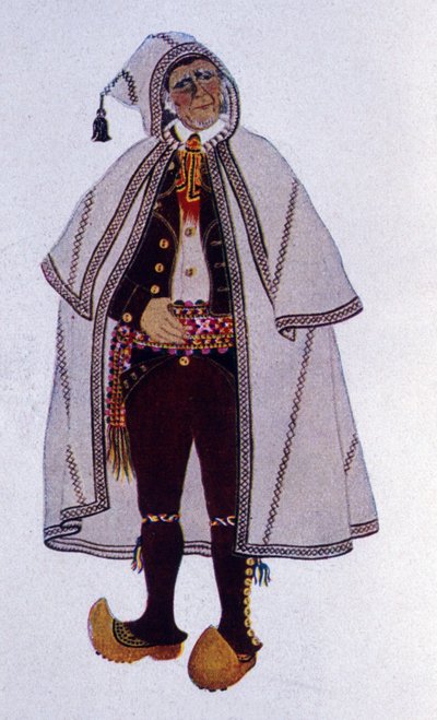 Traditionelt hyrdekostume af Labassere, Bearn af Unknown artist