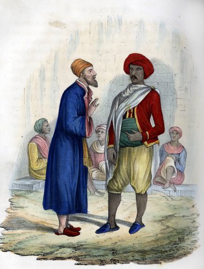To mænd i Algiers gader i 1830. i” L