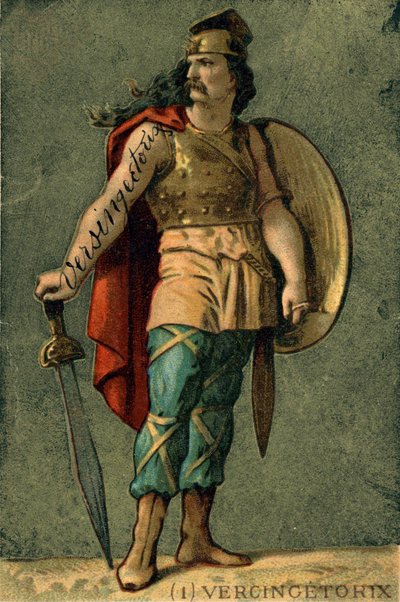 Vercingetorix (ca. 72-46 f.Kr.), gallisk leder af Unknown artist