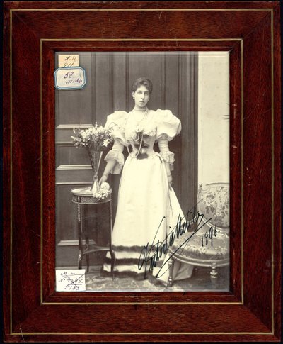 Victoria Melita de Saxe Cobourg-Gotha - Prinsesse Victoria Melita af Saxe-Coburg og Gotha (1876-1936), Anonym. Sølv gelatine fotografering af Unknown artist
