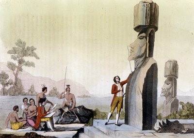 Vesterlændinge (herunder Jean-Francois Galaup, greve af La Perouse (Jean Francois Laperouse af Unknown artist