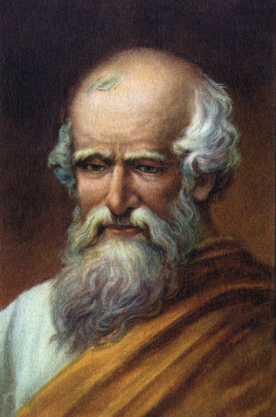 Portræt af Archimedes af Syrakus, græsk videnskabsmand fra Sicilien, fysiker, matematiker og ingeniør. af Unknown Artist