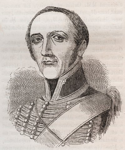 portrait of Armand Francois Bon Claude, Earl of Bricquevilledani af Unknown