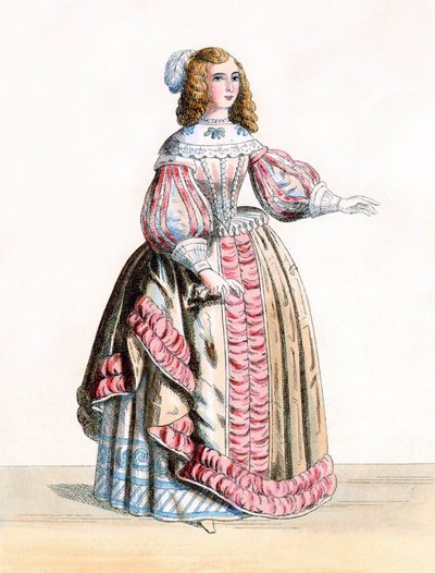 portræt af Catherine de Braganza (1638-1705), dronning af kong Charles II af England. stik fra 1860. af Unknown artist