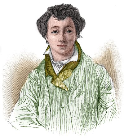 portræt af Christian Johann Heinrich Heine (1797-1856), tysk digter og journalist. af Unknown artist