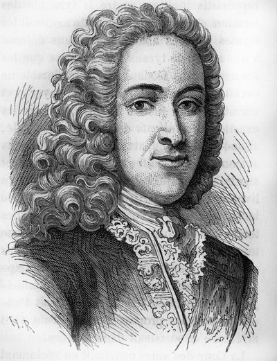 portræt af Jean Frédéric Phelypeaux, greve af Maurepas (1701-1781), fransk statsmand. af Unknown artist