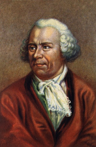 Portræt af Leonhard Euler, schweizisk matematiker. af Unknown Artist