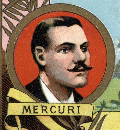 portræt af Toussaint MERCURI anden af Behagle-missionen i 1893. af Unknown artist