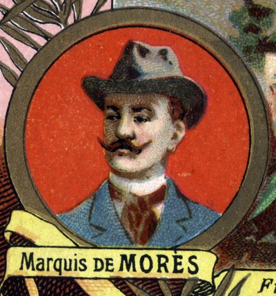 portræt af Marquis de Mores af Unknown artist