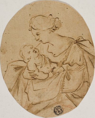Madonna og barn af Unknown Italian