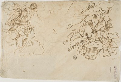 To figurer i skyer af Unknown Italian