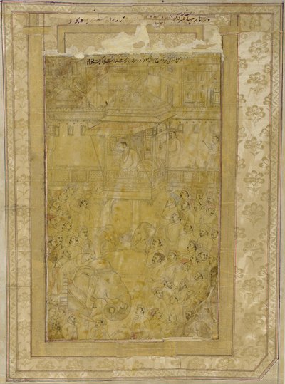 En Darbar af Jahangir af Unknown artist
