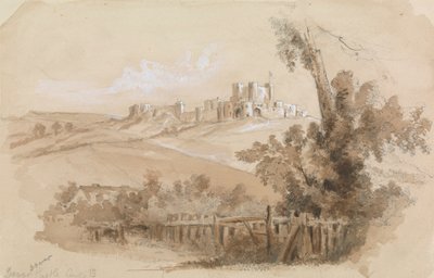 Udsigt over Dover Castle af Unknown artist