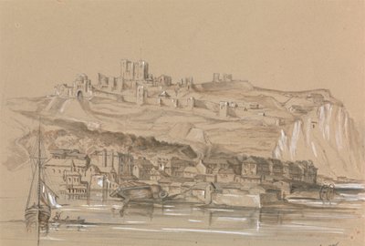 Udsigt over byen Dover af Unknown artist