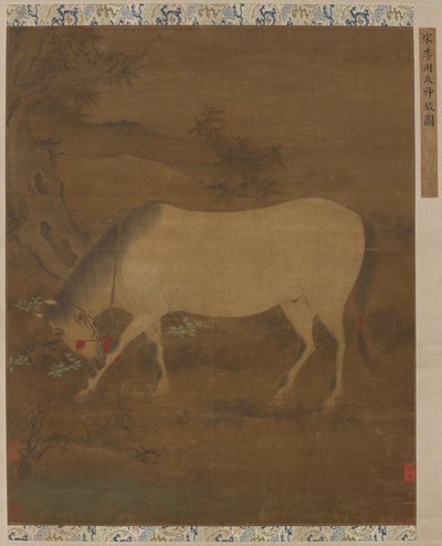 En hvid hest af Unknown artist