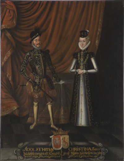 Adolphe de Holstein Gottorp et Christine de Hesse - Hertug Adolf af Holstein-Gottorp af Unknown artist