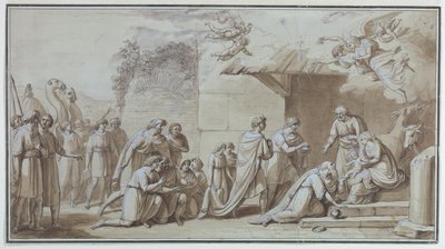 Tilbedelse af Magi af Unknown artist