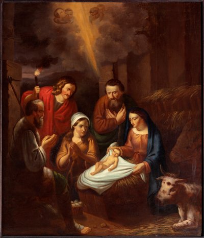 Tilbedelse af hyrderne af Unknown artist