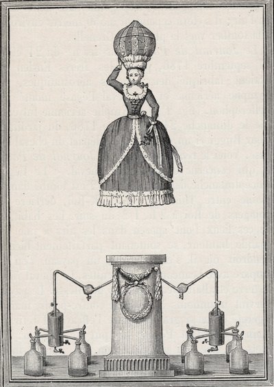 Aerostatisk figur - Enslen-brødrenes "Aerian Nymph" (Christian Gottfried af Unknown artist