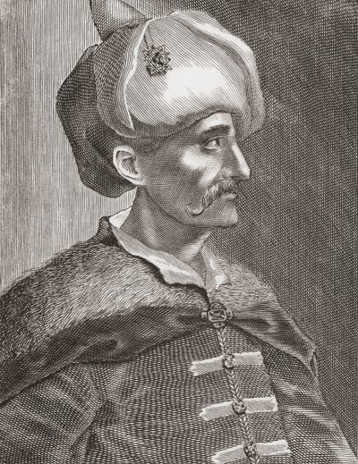 Ahmed I, Sultan fra Det Osmanniske Rige. af Unknown artist
