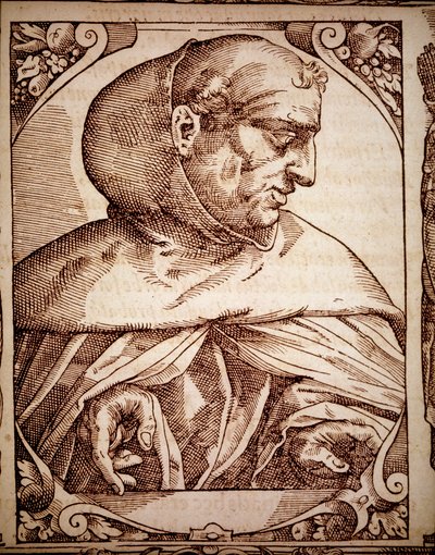 Albert den Store - i "Elegy of Illustrious Men" af Unknown artist