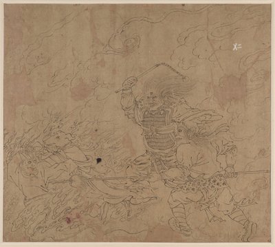 Album med daoistiske og buddhistiske temaer: Search the Mountain: Leaf 42 af Unknown artist