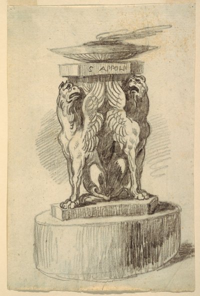 Et alter dedikeret til Apollon af Unknown artist