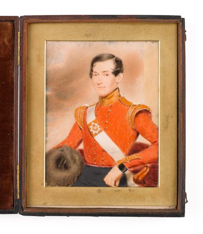 En uidentificeret officer fra 70th (Surrey) Regiment of Foot af Unknown artist