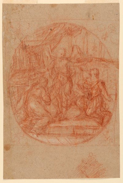 Engel kroner et par af Unknown artist