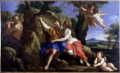 Angelique og Medore, anonyme af Unknown artist