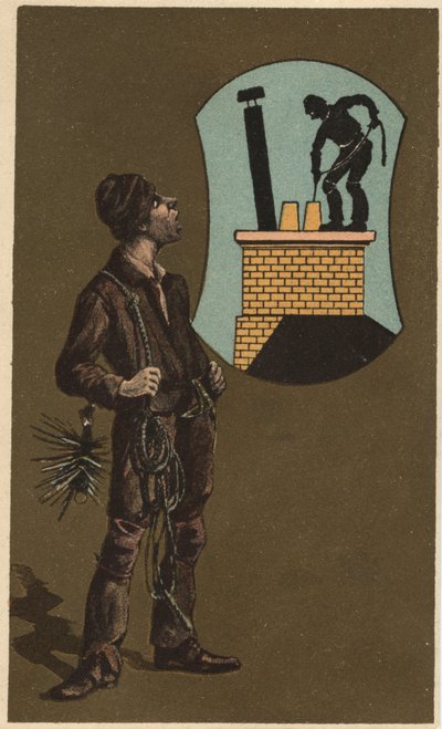 Anonym kromolitografi, slutningen af det 19. århundrede. af Unknown artist