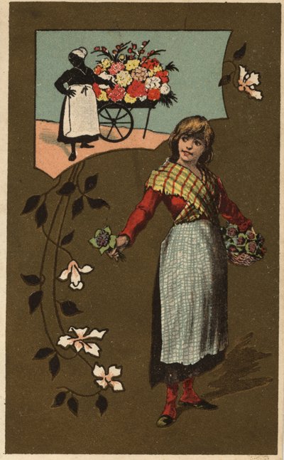 Anonym kromolitografi, slutningen af det 19. århundrede. af Unknown artist