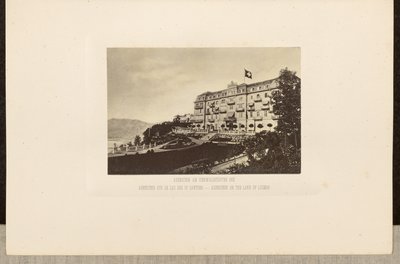 Axenstein ved Luzern-søen af Unknown artist