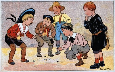 Kuglesæt, v. 1895 af Unknown artist